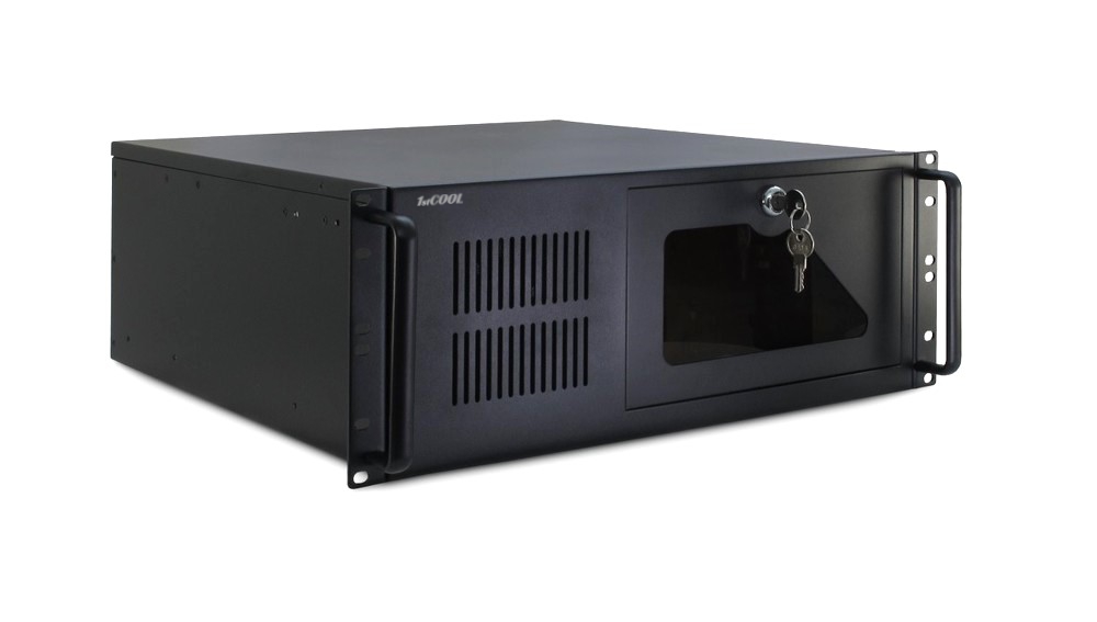 1stCOOL IPC 19" 4U-450 Rackmount server case, USB3.0, 3x fan
