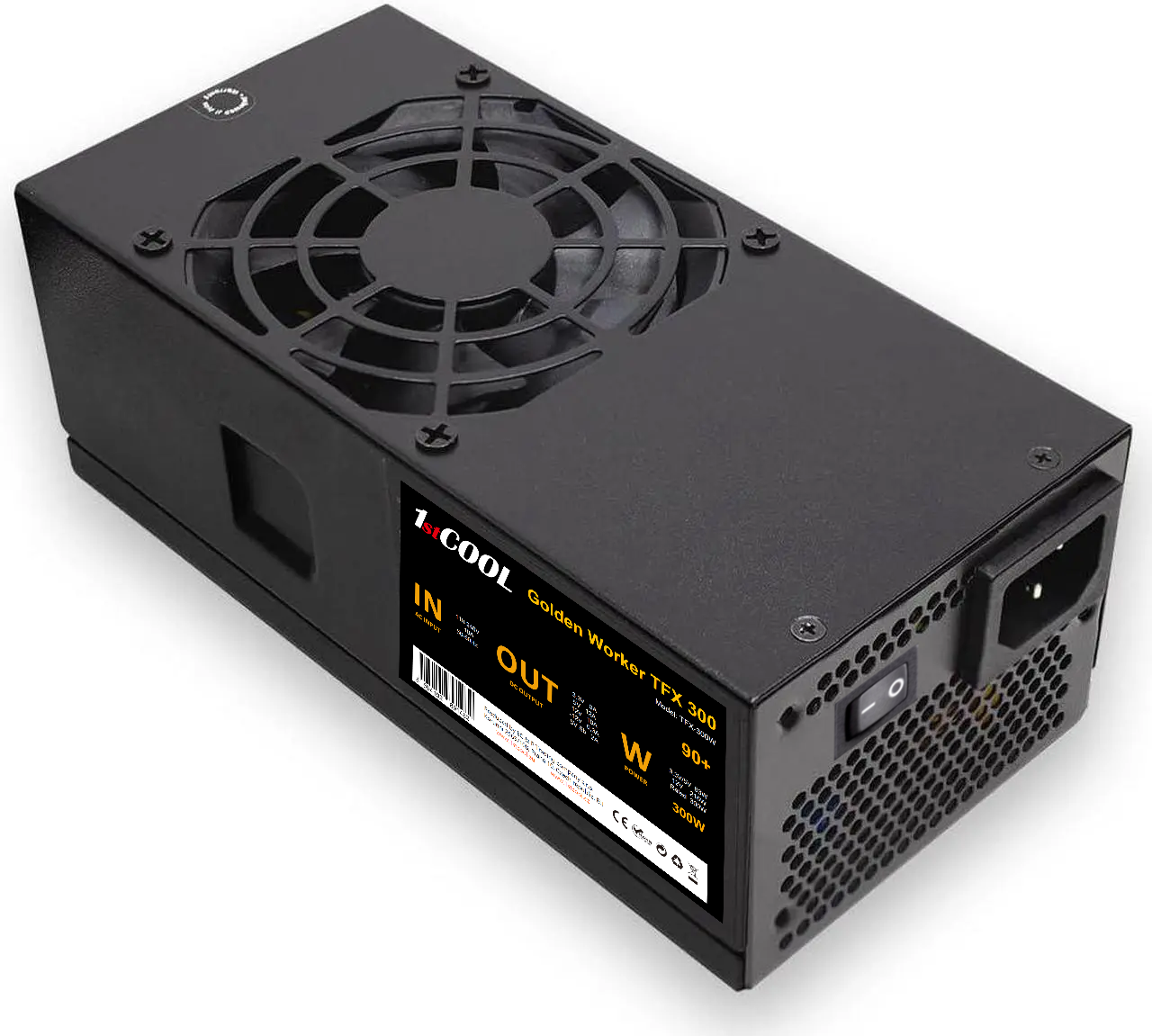 zdroj PC 1stCOOL - GOLDEN WORKER TFX 300 88+