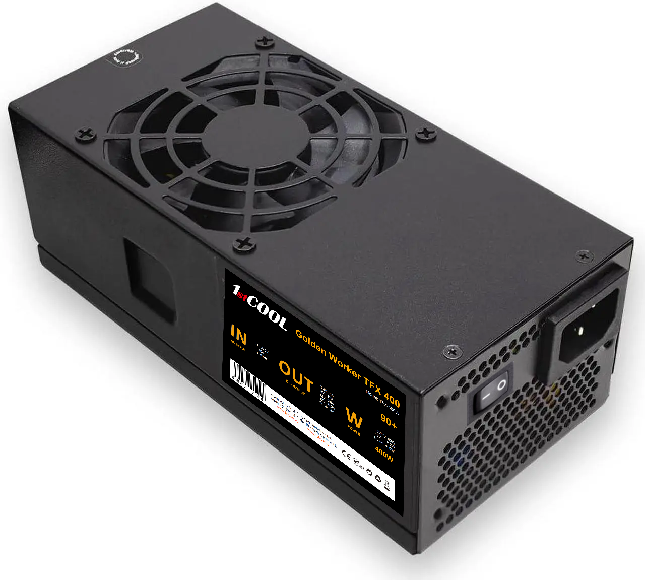 zdroj PC 1stCOOL - GOLDEN WORKER TFX 400 88+