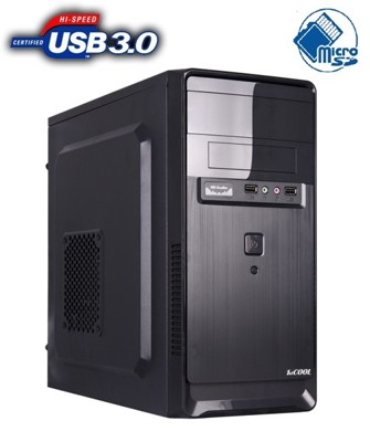 1stCOOL MicroTower STEP 2, ver.3,  AU, USB3.0, Card Reader